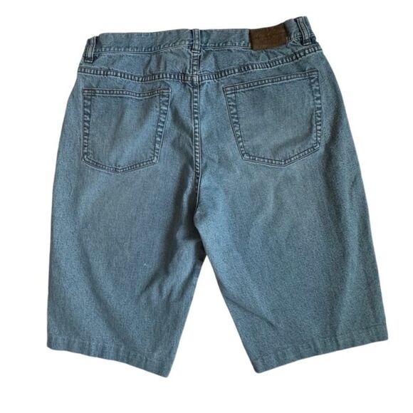Calvin Klein Y2K Denim Shorts Blue High Waist Jorts SZ 10 - Picture 2 of 13